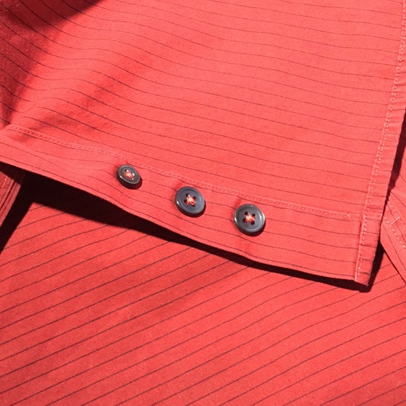 Express Design Studio Striped Button Down (A) - Picture 7 of 7